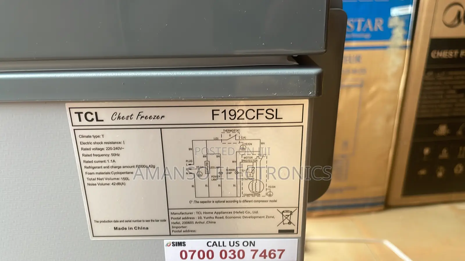 TCL Chest Freezer