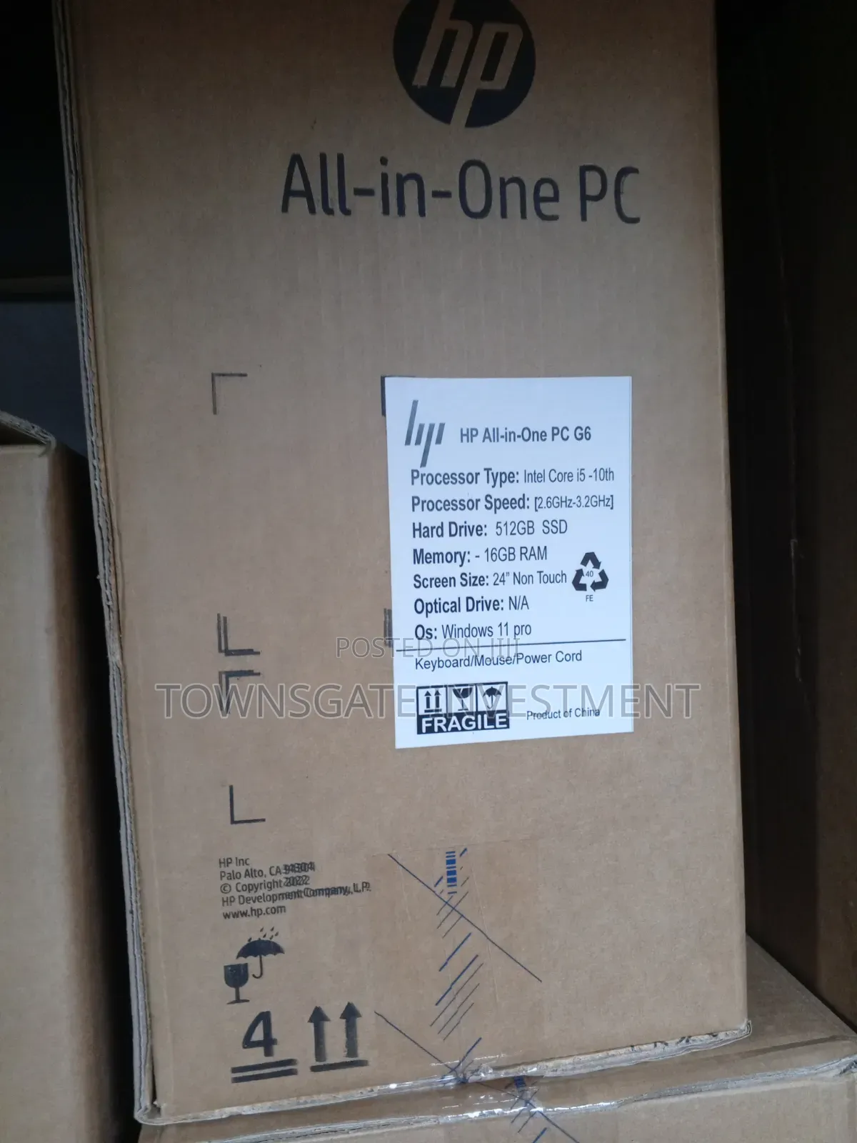 New Desktop Computer HP EliteOne 800 G6 8GB Intel Core i5 SSD 512GB