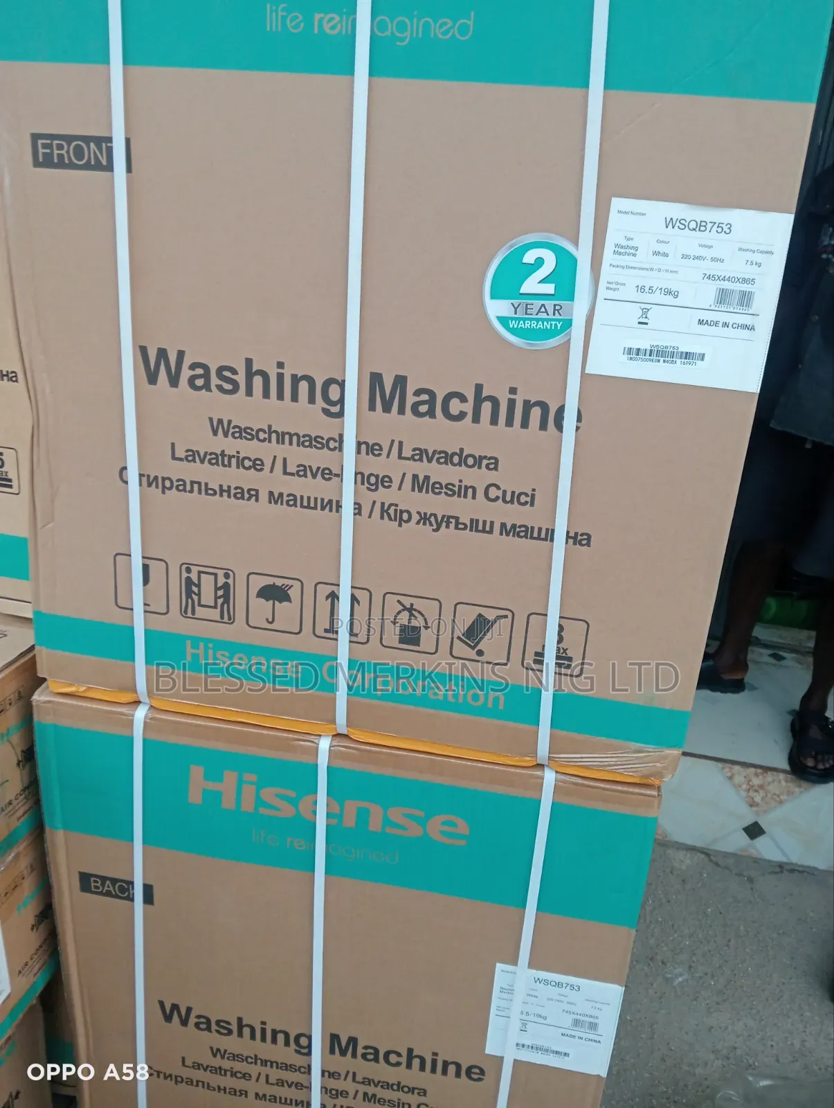 Hisense Washing Machine 7.5kg Top Load Manual