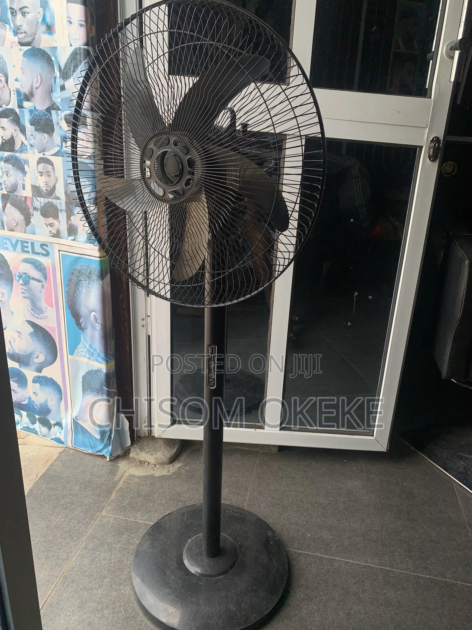 Solar Fan With a Solar Panel and a Bulb