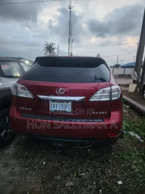 Lexus RX 2010 Red