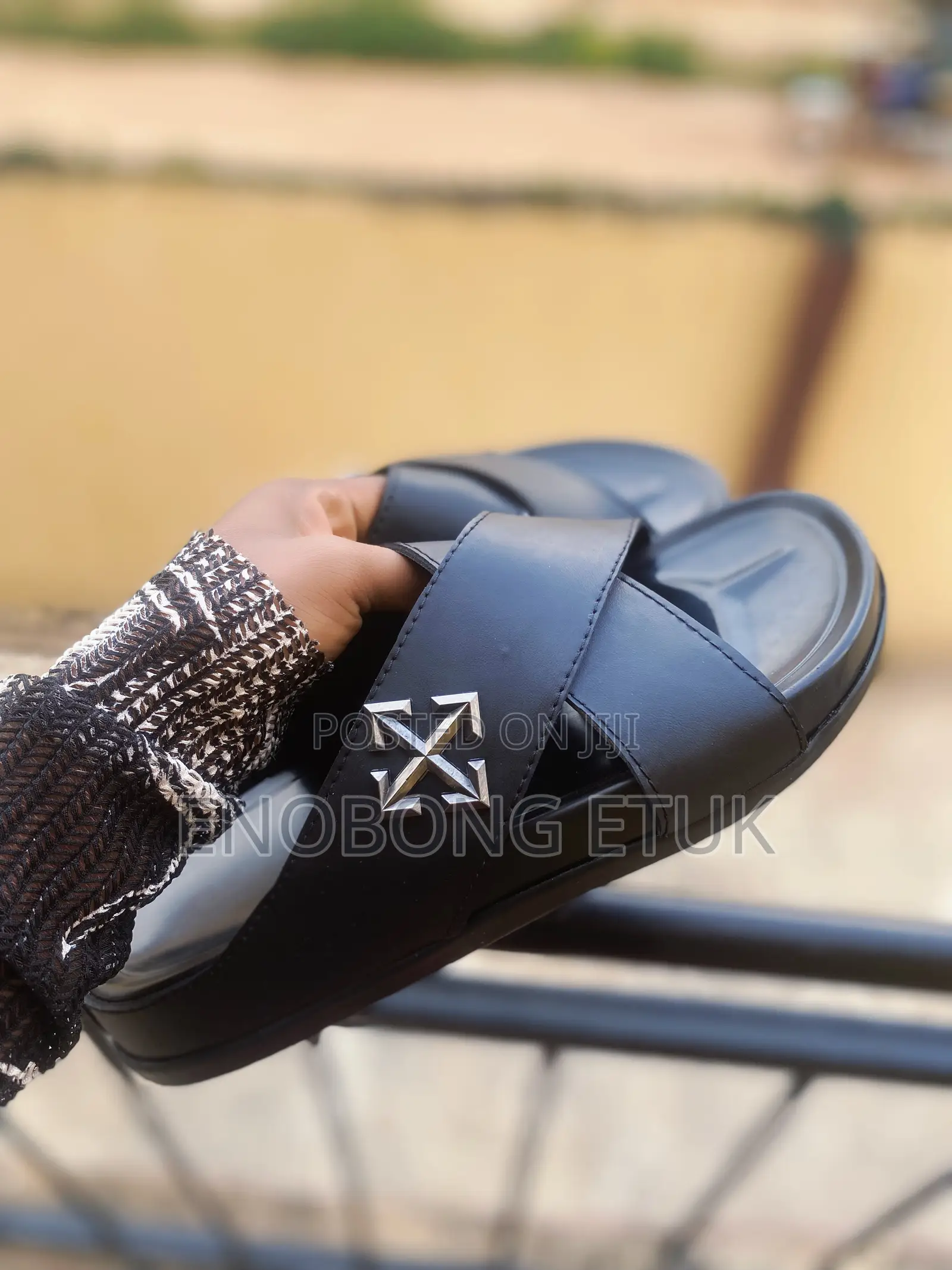 Luxury Criss Cross Men Slippers