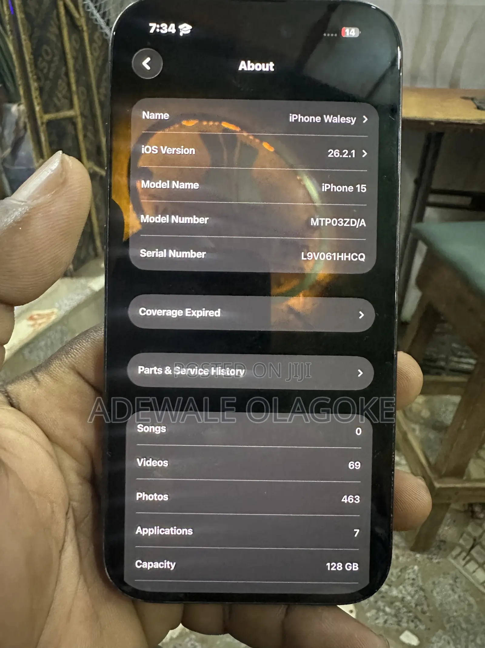 Apple iPhone 15 128 GB Black
