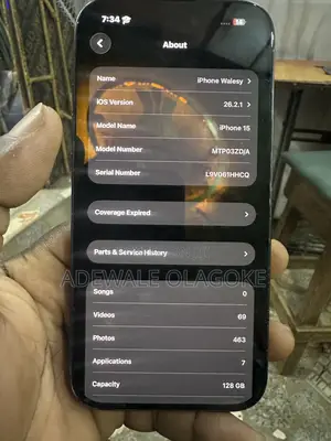 Apple iPhone 15 128 GB Black