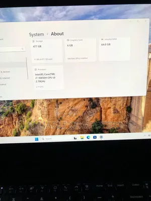 Laptop Lenovo 64GB Intel Core i7 SSD 512GB