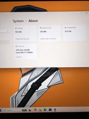 Laptop Lenovo 32GB Intel Core i7 SSD 1T