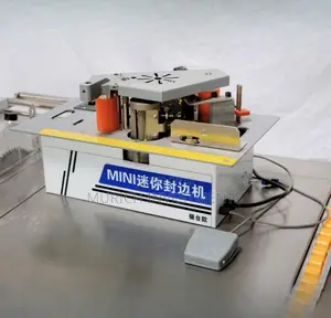 Compact Straight And Curve Woodworking Edge Banding Machine