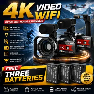 Capture Every Moment in Stunning Camera With Free 3 Batteries Today