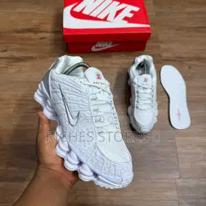 Nike Shox Tl Triple White Metallic Silver