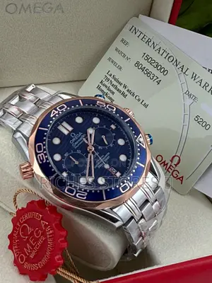 Omega Seamaster Active Chronograph Chain Watch for Men