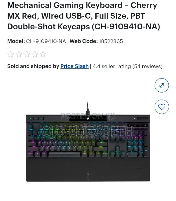 Corsair Mechanical Gaming Keyboard