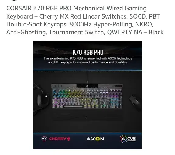 Corsair Mechanical Gaming Keyboard
