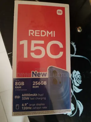 New Xiaomi Redmi 15C 4G 256 GB Black