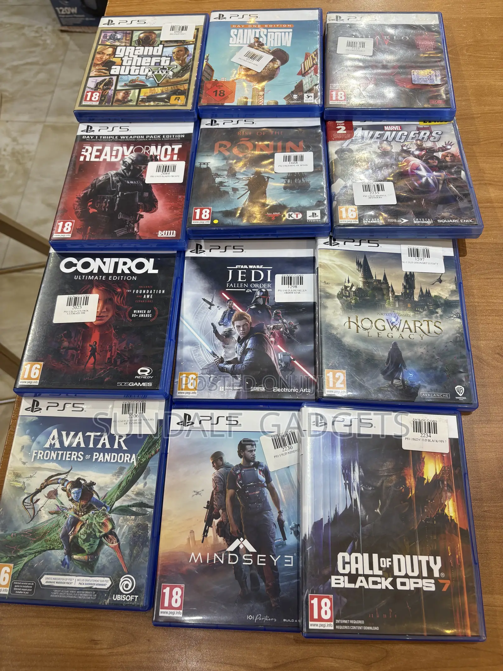 Used Ps5 Games