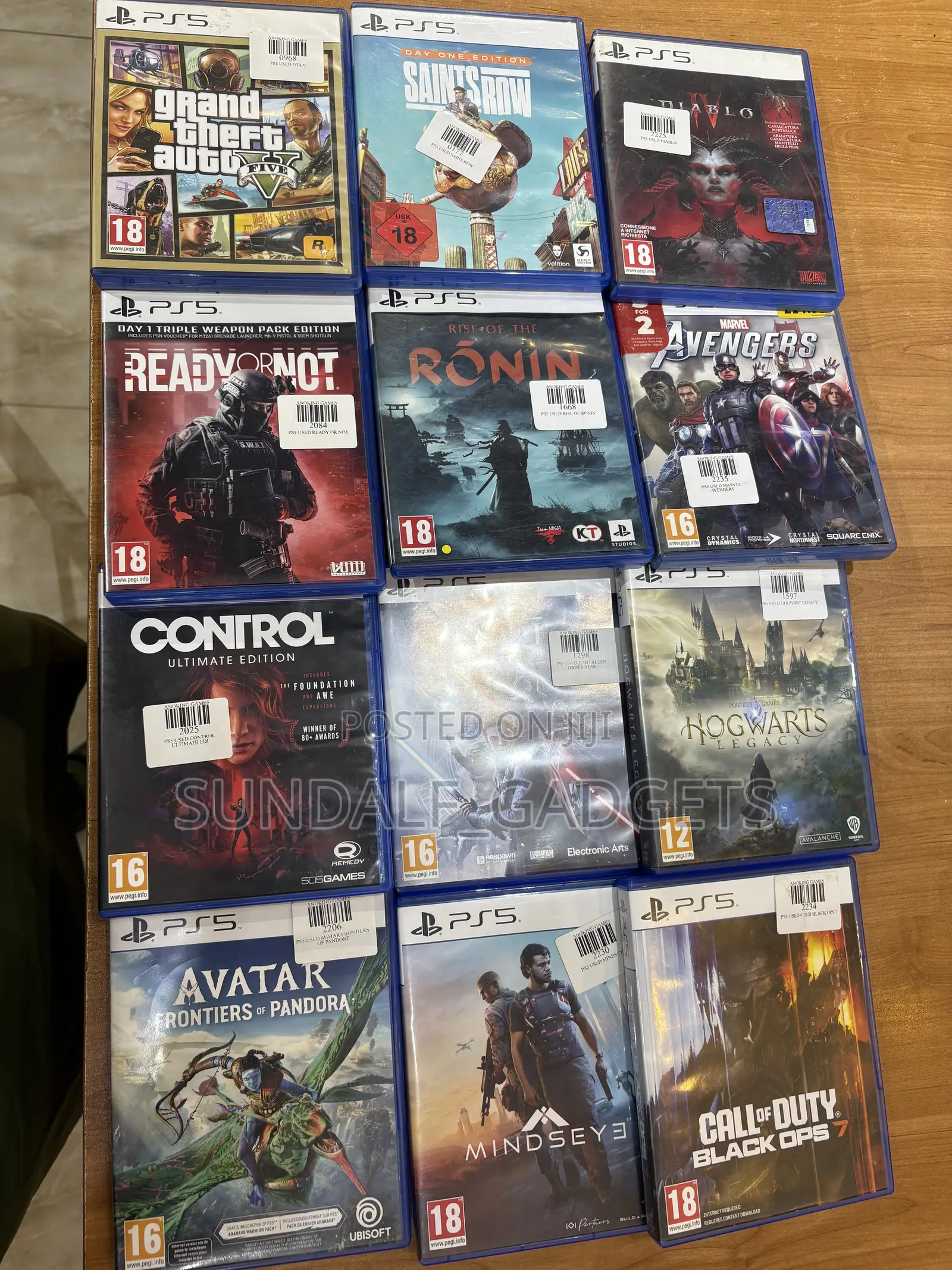 Used Ps5 Games