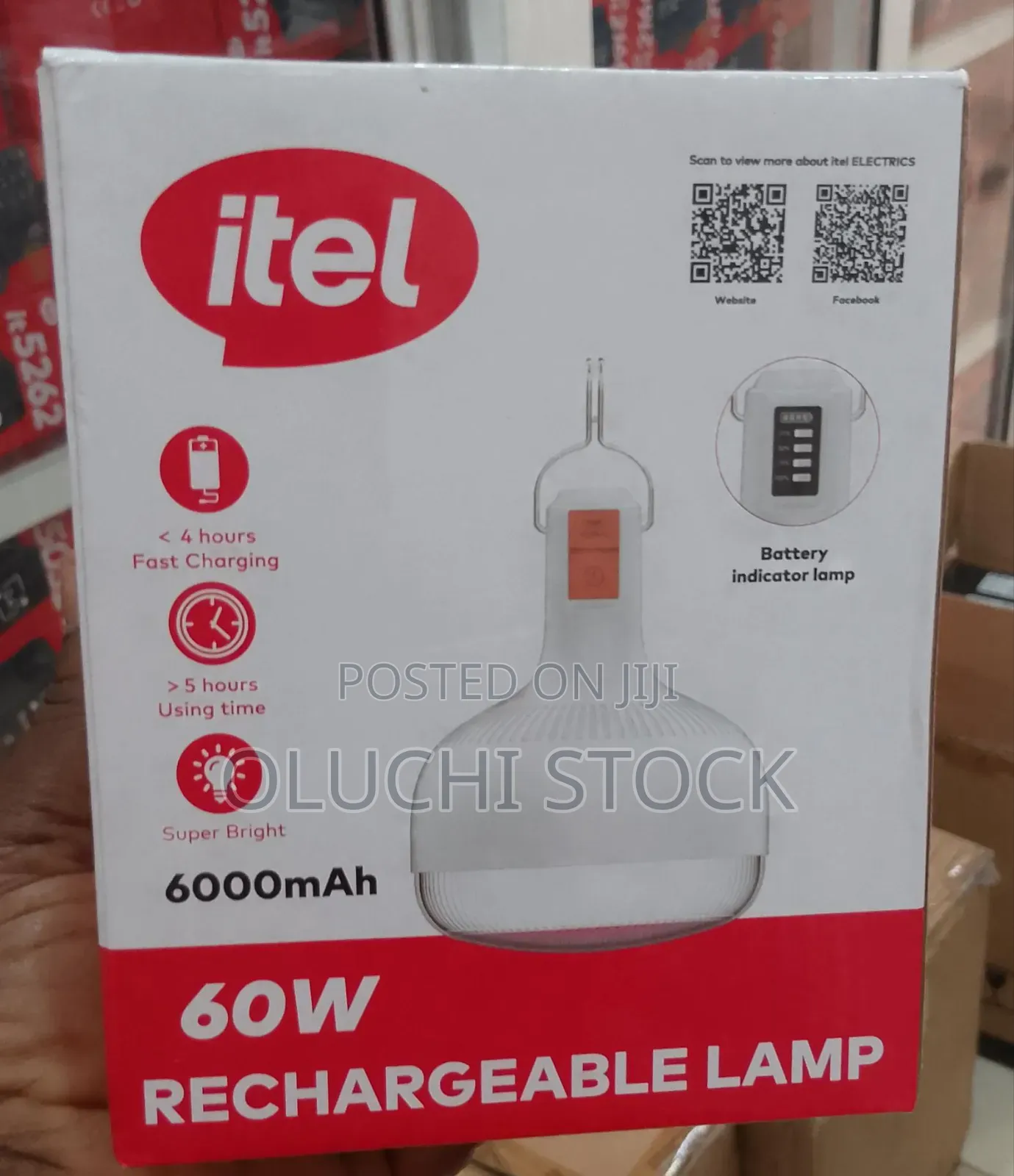 Itel Rechargeable Light 60w
