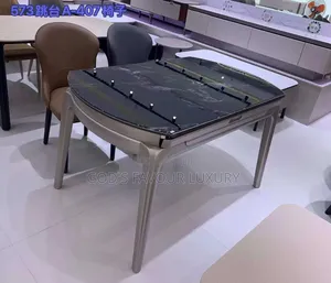 Modern Adjustable Dining Table and Chairs