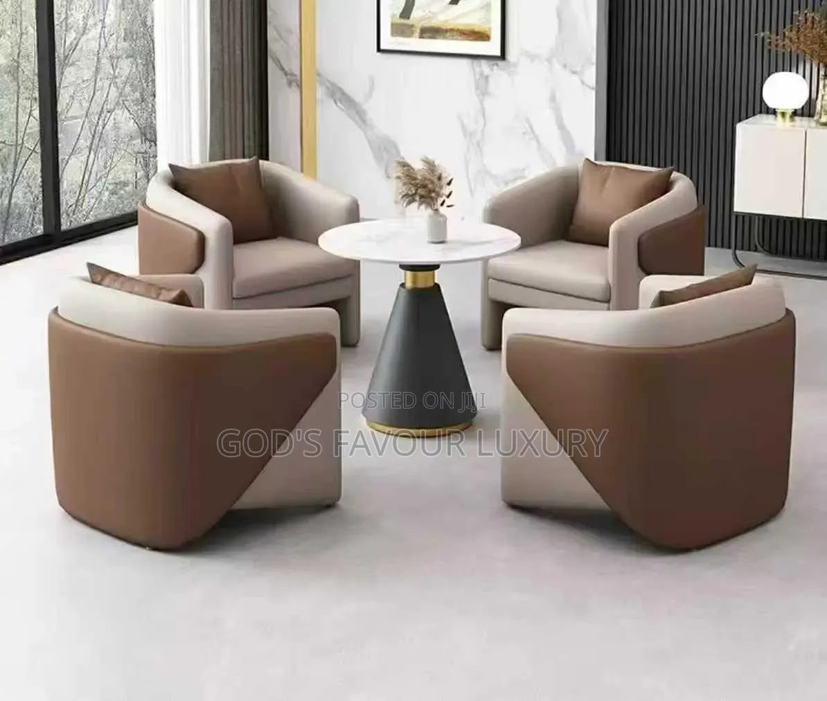 Modern Me and You Single Sofa Chairs and Table