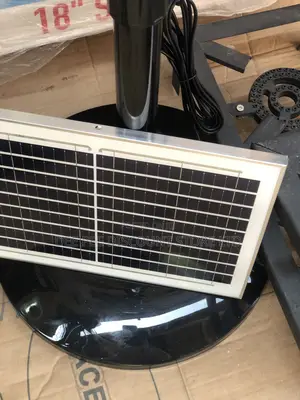 Tinmo 20” Rechargable Standing Fan + Solar Panel (Tm-73)