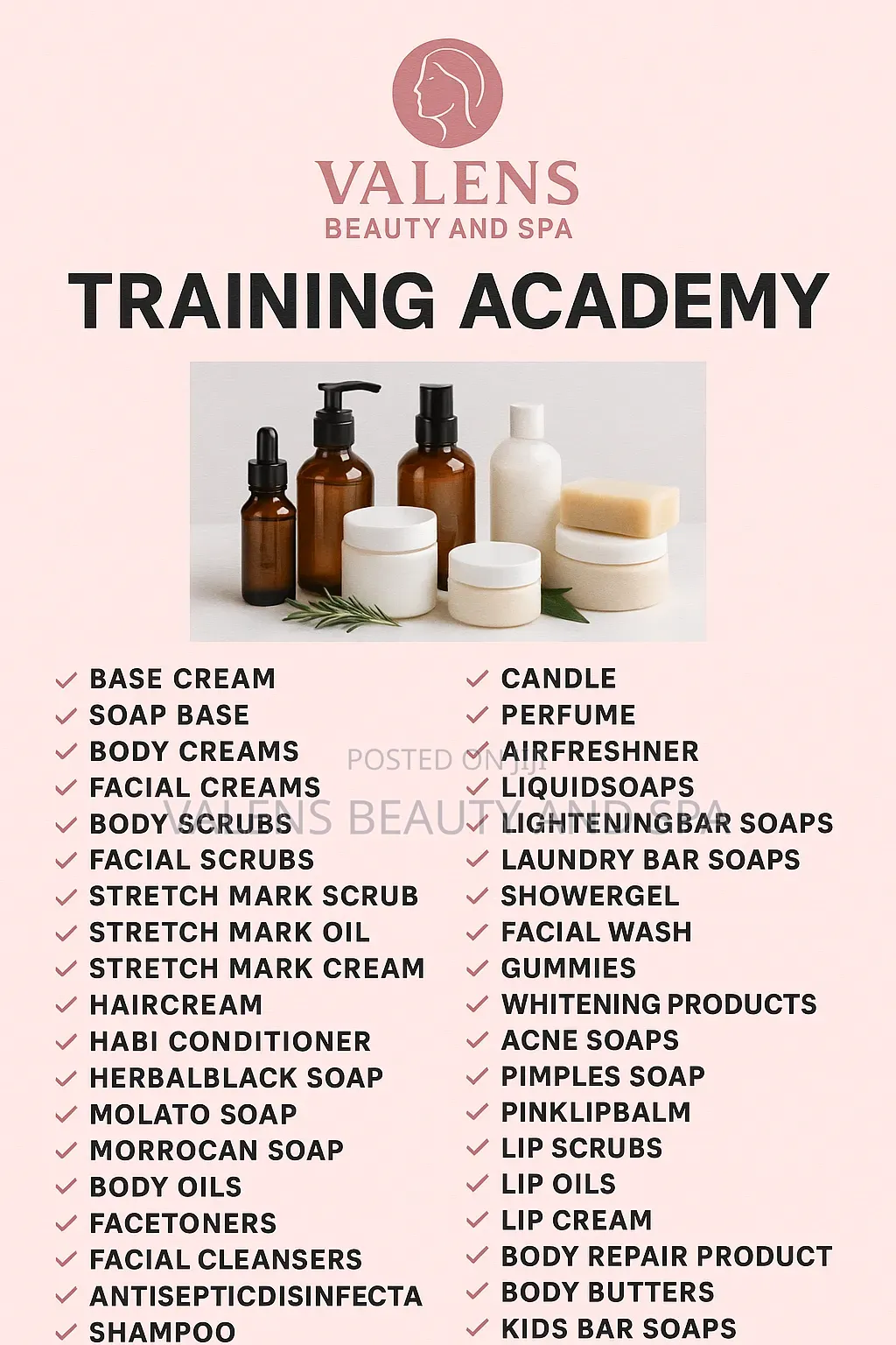 Skincare and So on Training