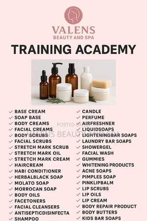 Skincare and So on Training