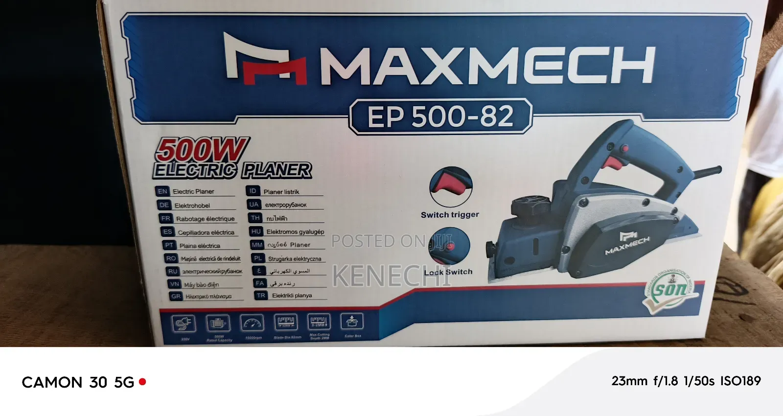 Electric Planer for Smooth Wood Work