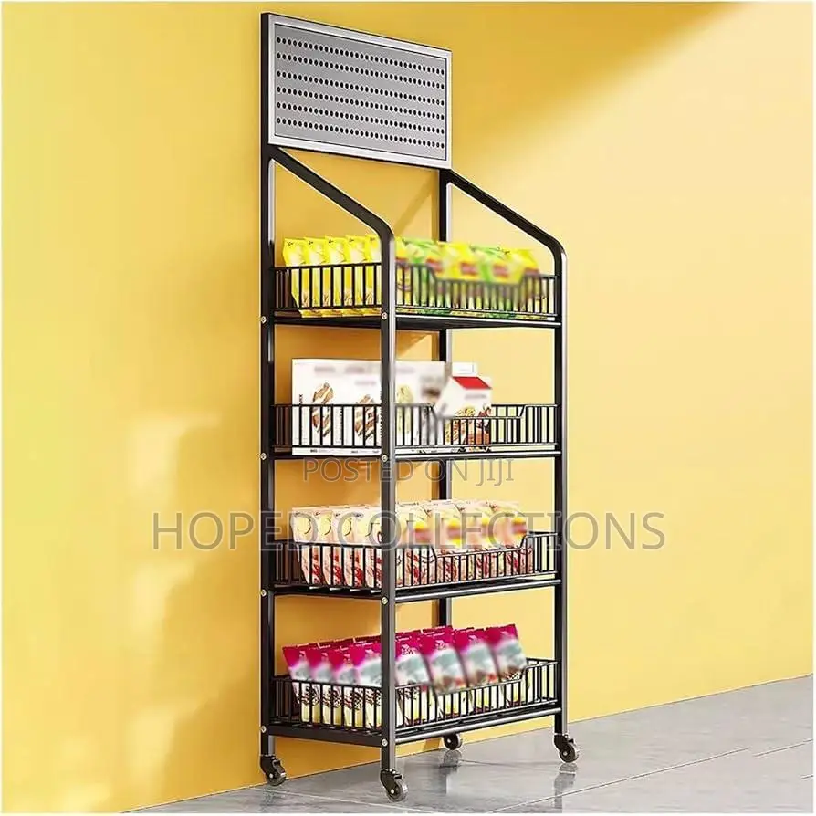 4 Tier Snack Shelf Organizer