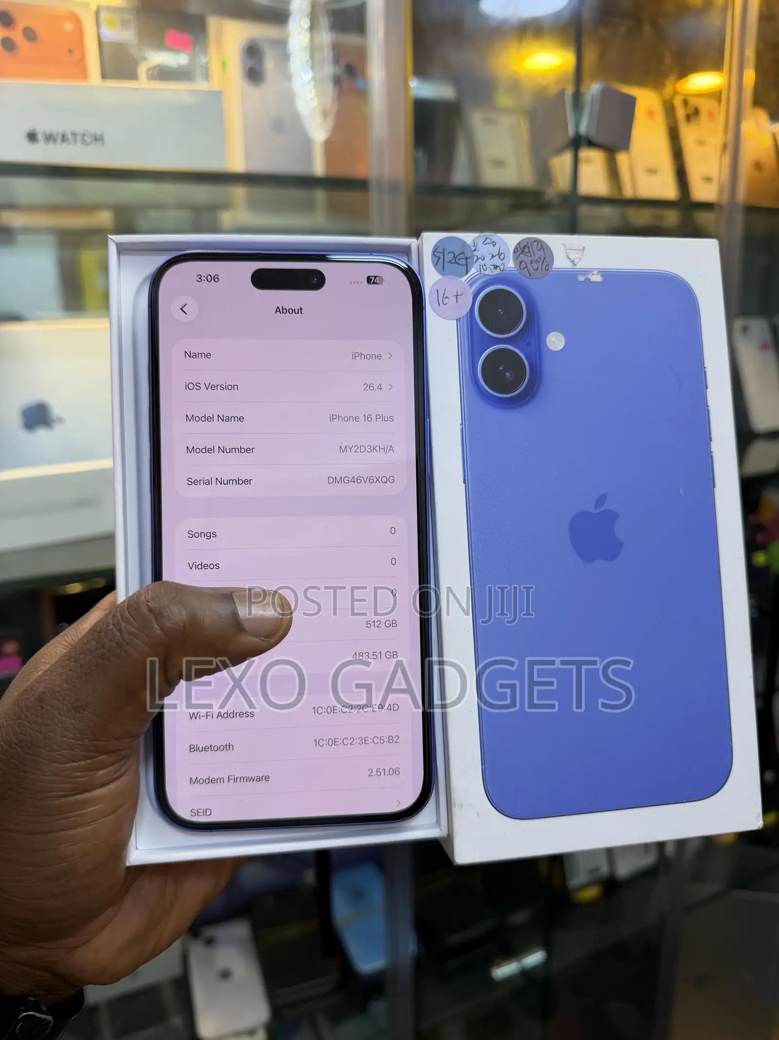 Apple iPhone 16 Plus 512 GB Blue