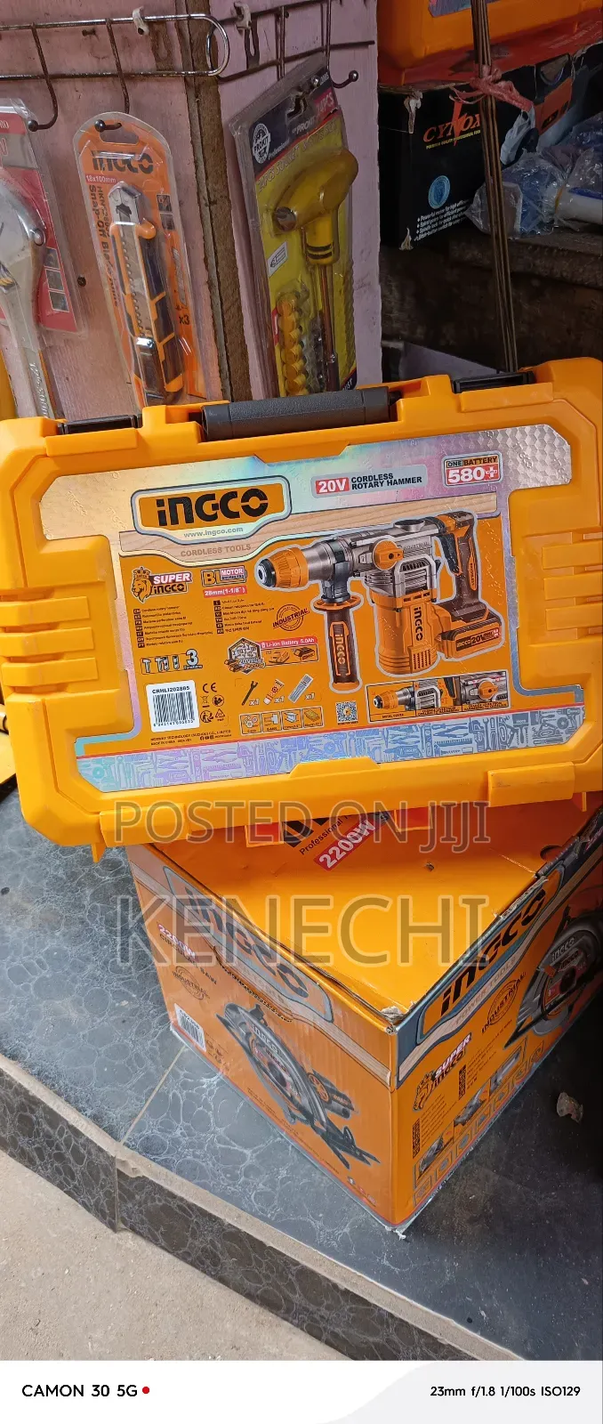 Cordless Rotary Hammer Ingco 28mm