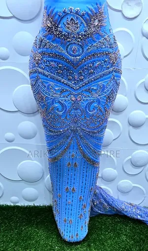 Embroidered Beaded Lace