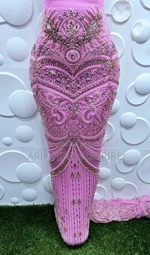Embroidered Beaded Lace