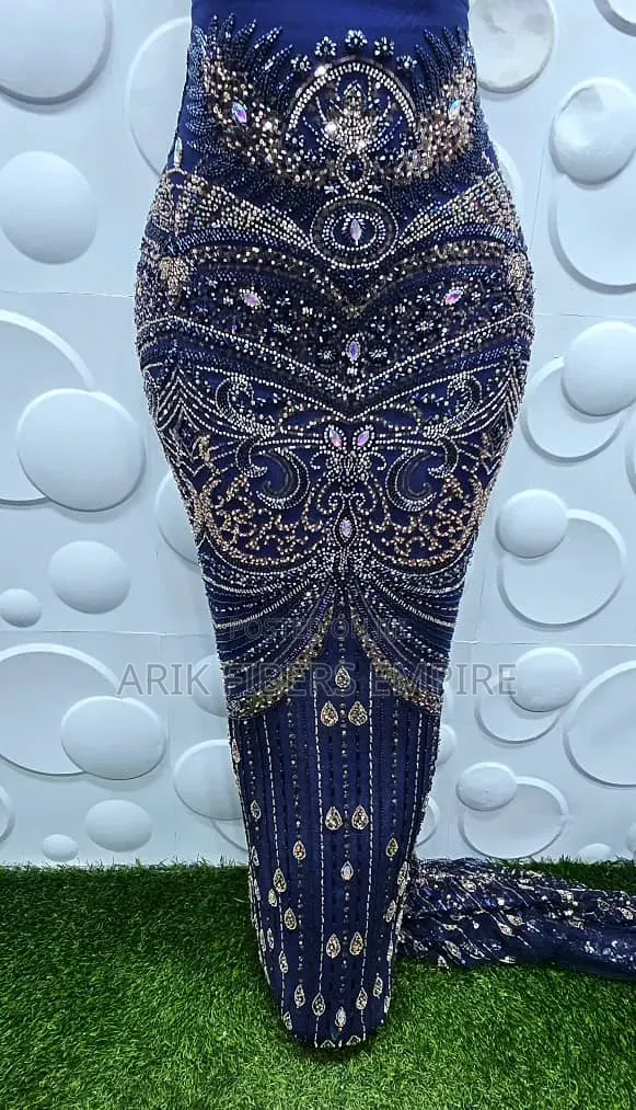 Embroidered Beaded Lace