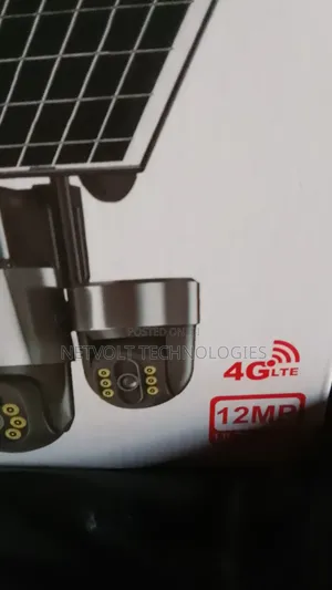 Triple Lens Solar-Powered CCTV Camera Available