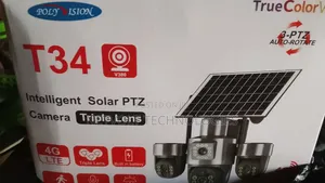 Triple Lens Solar-Powered CCTV Camera Available