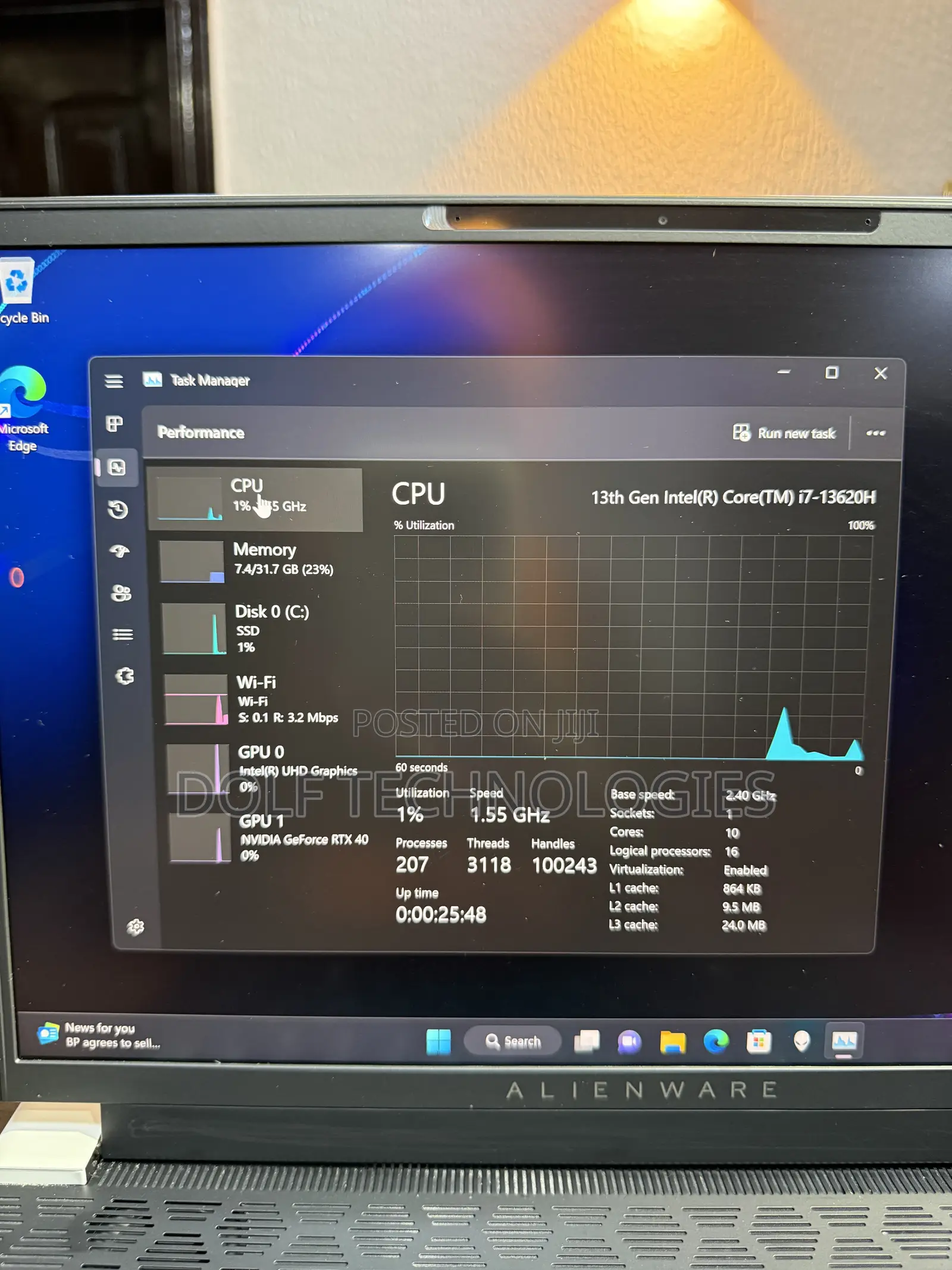 Laptop Alienware X14 32GB Intel Core i7 SSD 1T