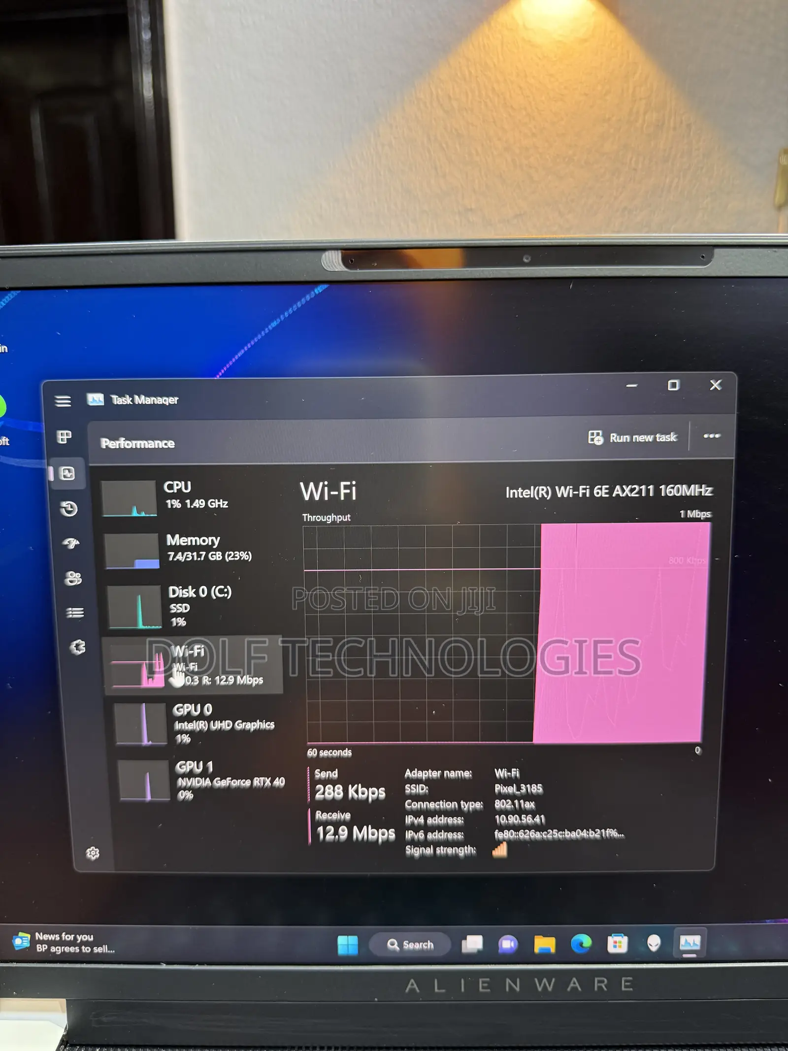 Laptop Alienware X14 32GB Intel Core i7 SSD 1T