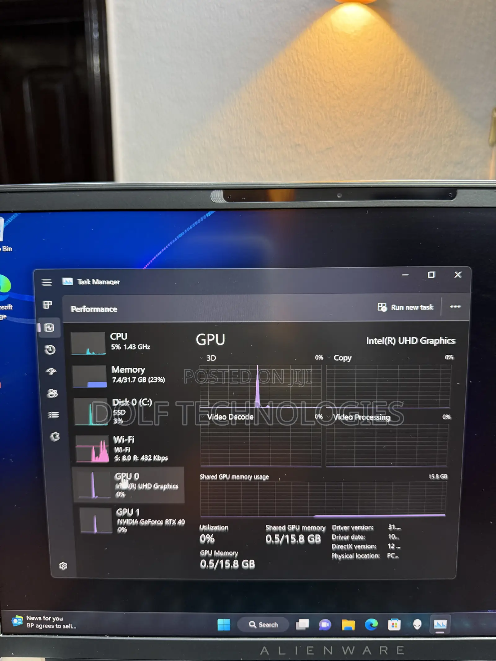 Laptop Alienware X14 32GB Intel Core i7 SSD 1T