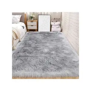Gray Fur Rugs