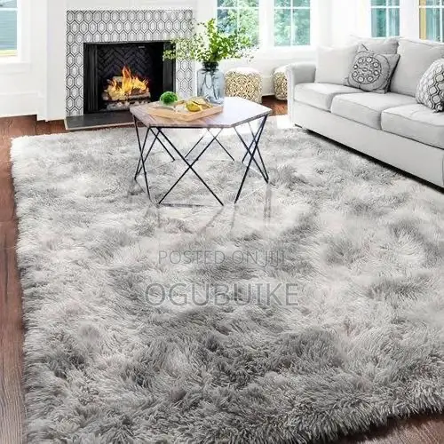 Gray Fur Rugs