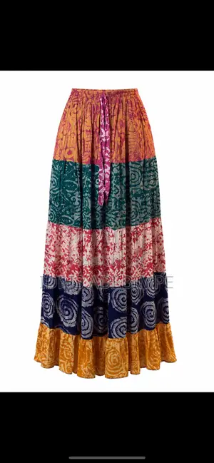 Adire Maxi Skirt