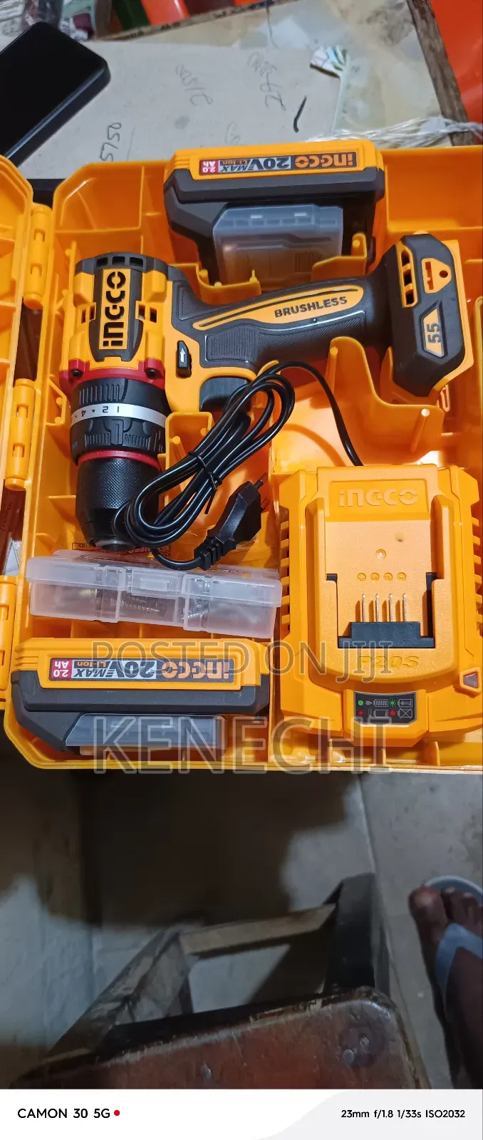 Ingco 20v Battery Screw Driver Machine