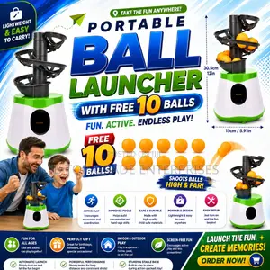 Portable, Powerful, and Ready to Serve – Plus 10 Free Tennis Balls!