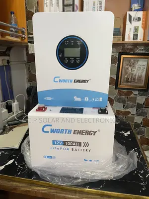 Cworth Energy Solar 1.8kva With 2.5kwh Lithium Battery 12v