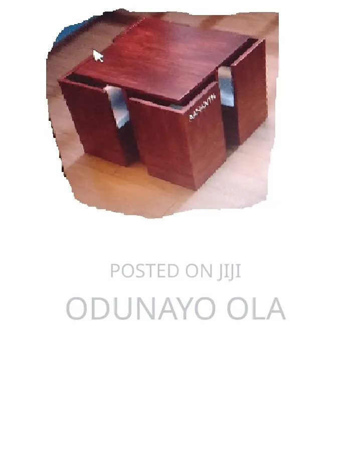 Durable Compact Multipurpose Dinning Table With Storage Chairs