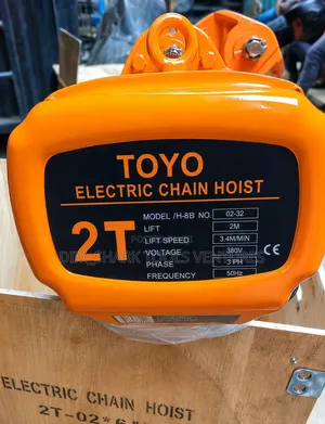 2ton Heavy Duty Toyo Electric Chain Hoist Model H-8b