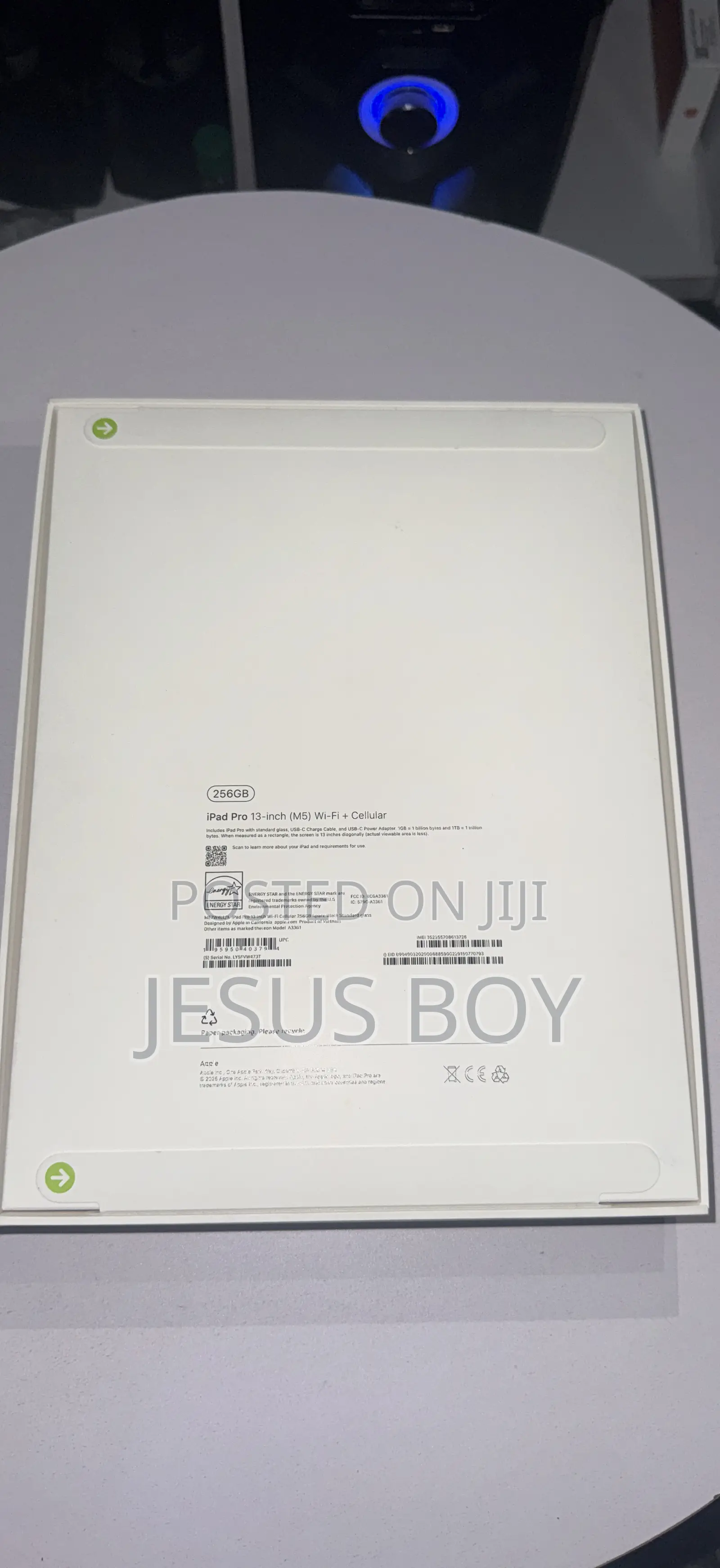 New Apple iPad Pro 256 GB Black