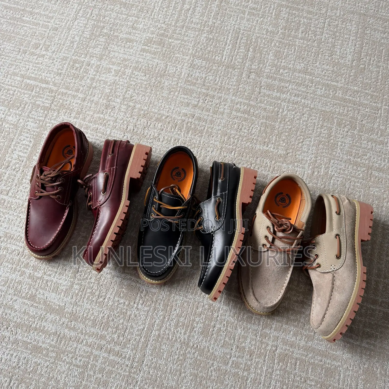 Original Authentic 3-Eye Lug Boot Shoes