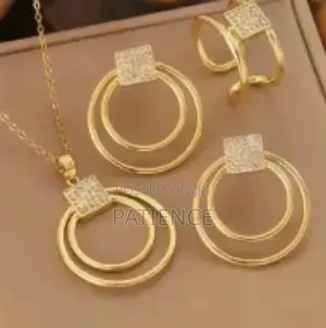 Non Tarnish Earring and Necklace Set