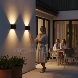 Modern Outdoor Led Wall Light, Adjustable Beam Sconce, Ip65 Porch Lamp