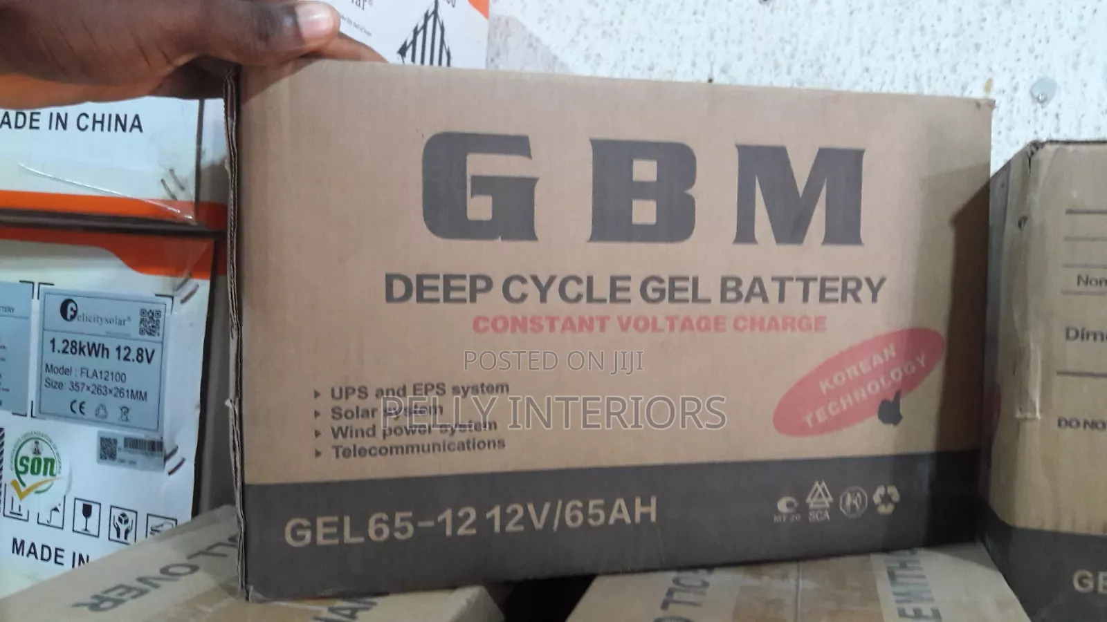 GBM Drycell Battery 65arms 12volts